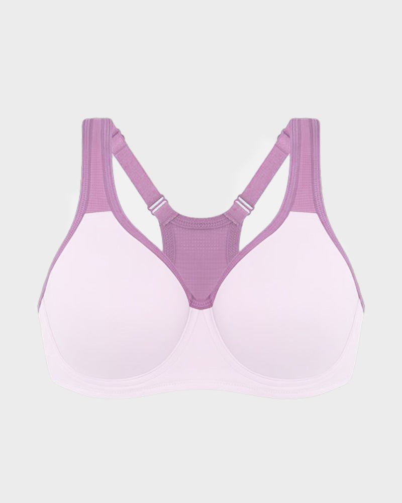Unlined External Underwire Full Coverage Sports Bra - Komfortfit Bra