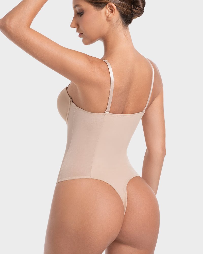 All - in - One Shaping Bodysuit Thong - Komfortfit Bra