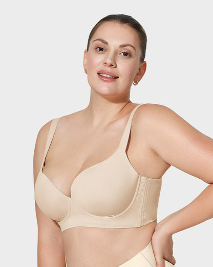 Back Smoothing Push - Up Plunge Bra - Komfortfit Bra