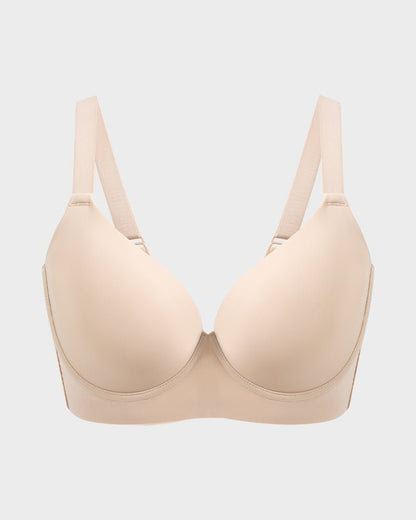 Back Smoothing Push - Up Plunge Bra - Komfortfit Bra