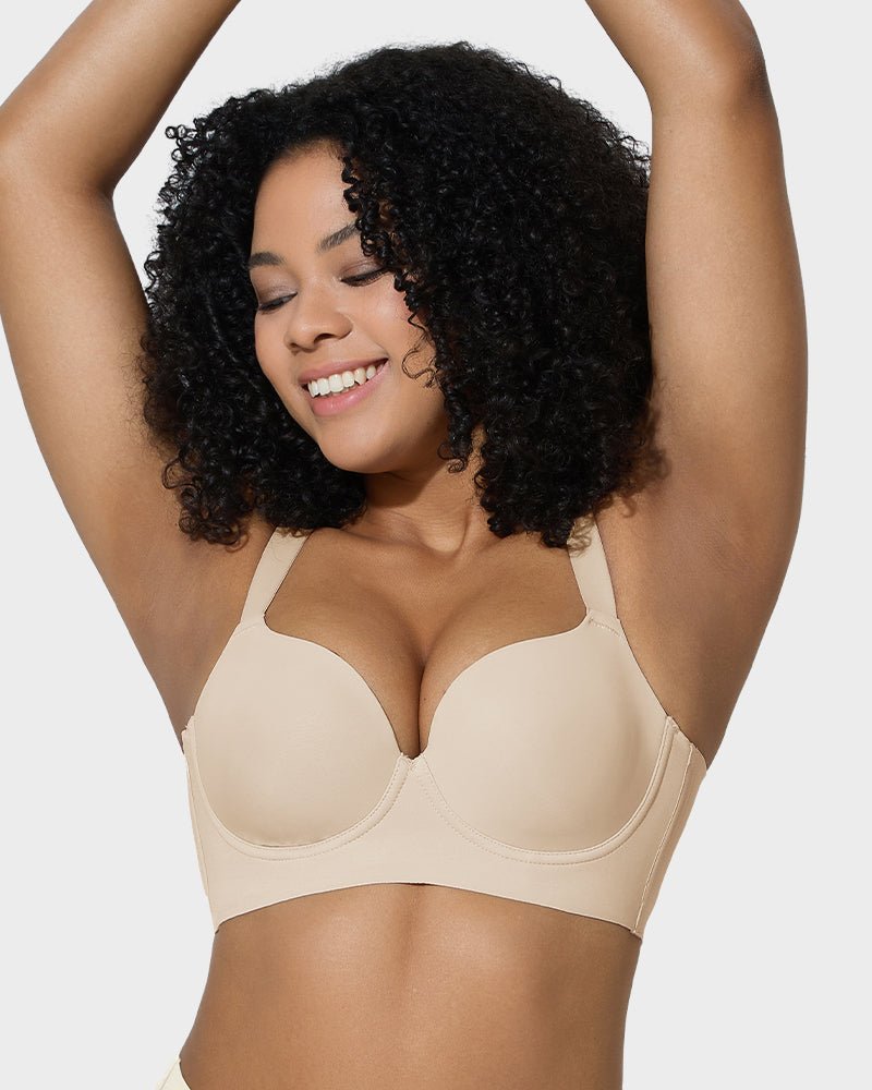Back Smoothing Push - Up Plunge Bra - Komfortfit Bra