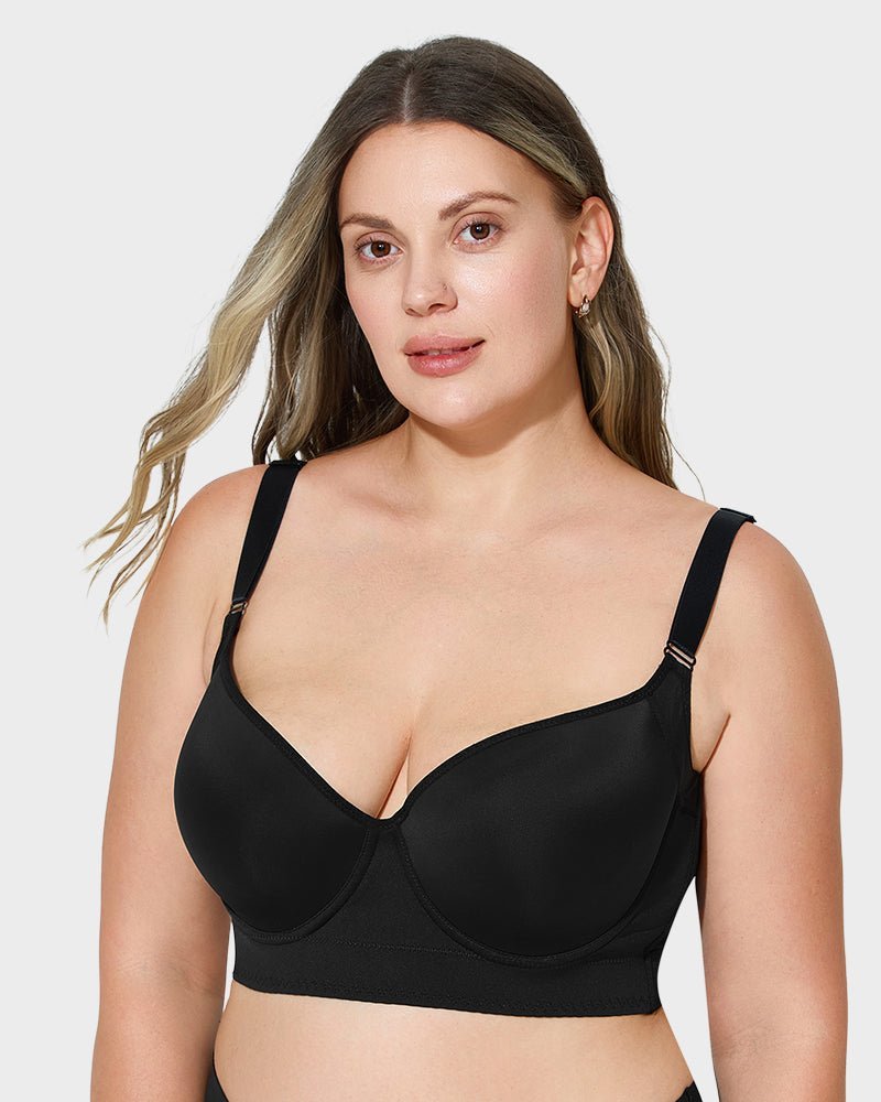 Back Smoothing Underwire Push Up Bra - Komfortfit Bra