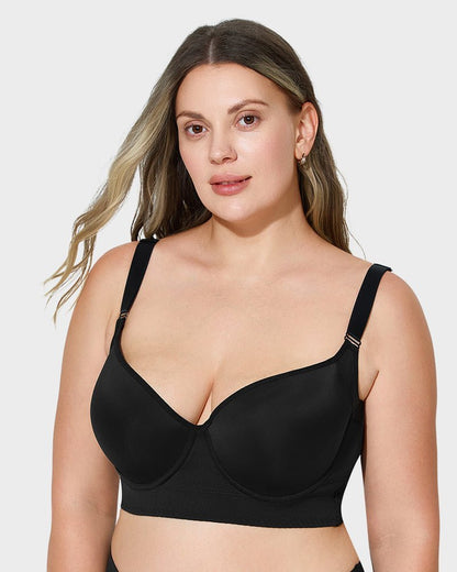 Back Smoothing Underwire Push Up Bra - Komfortfit Bra