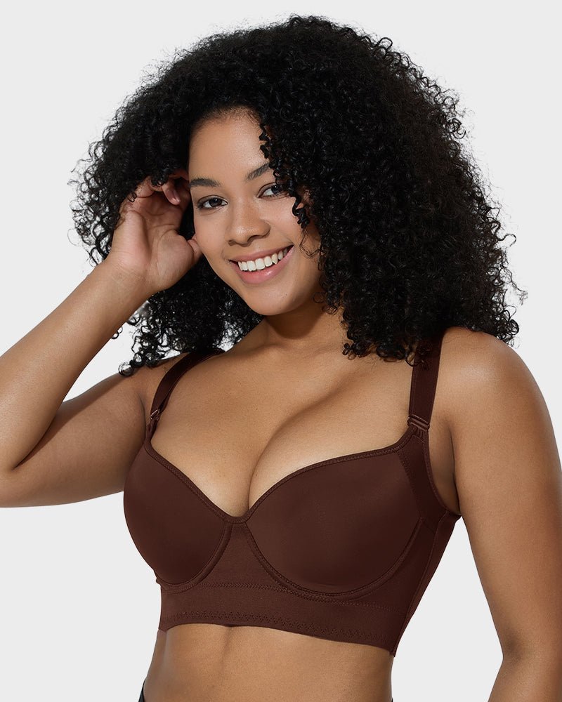Back Smoothing Underwire Push Up Bra - Komfortfit Bra