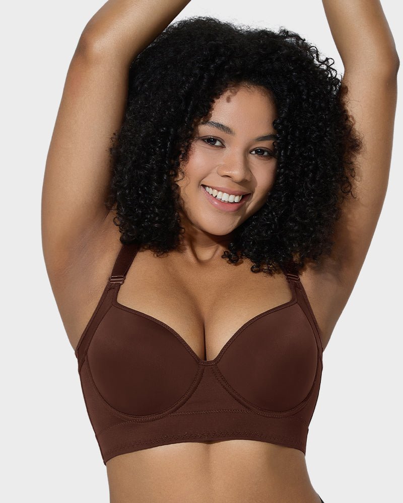 Back Smoothing Underwire Push Up Bra - Komfortfit Bra