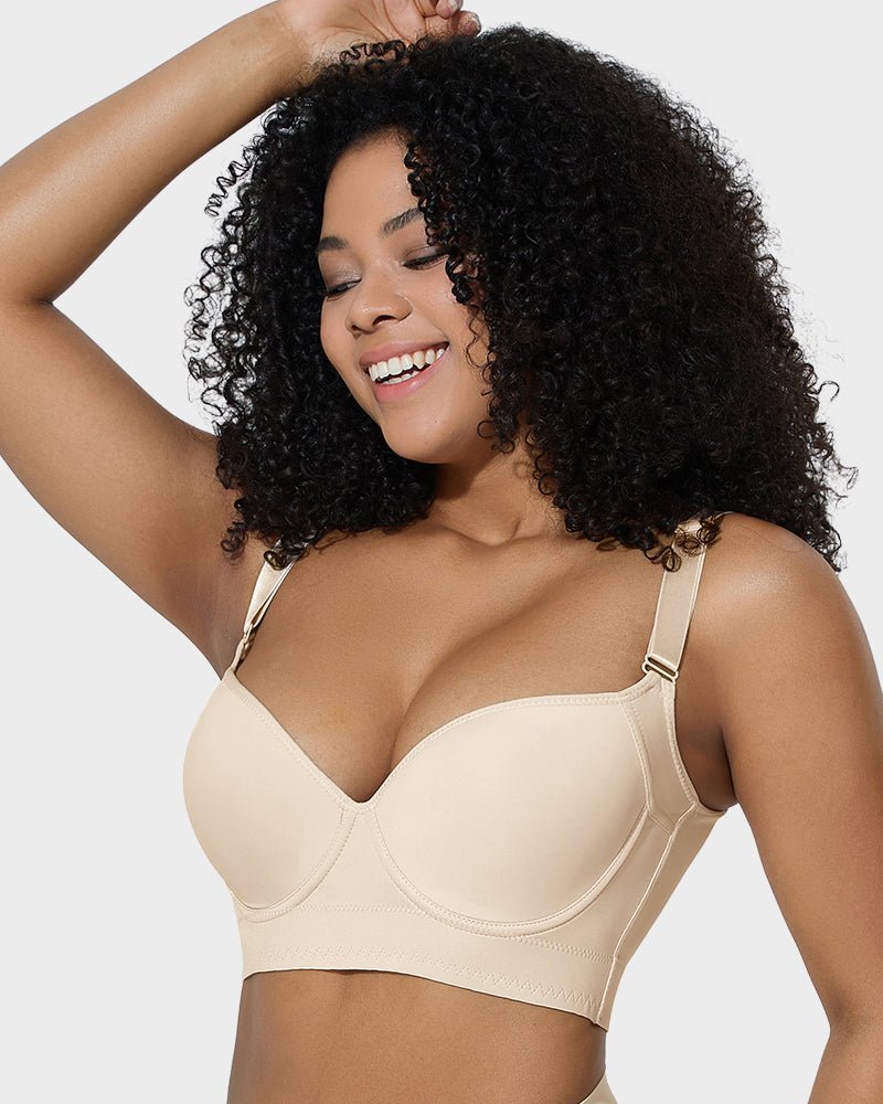 Back Smoothing Underwire Push Up Bra - Komfortfit Bra