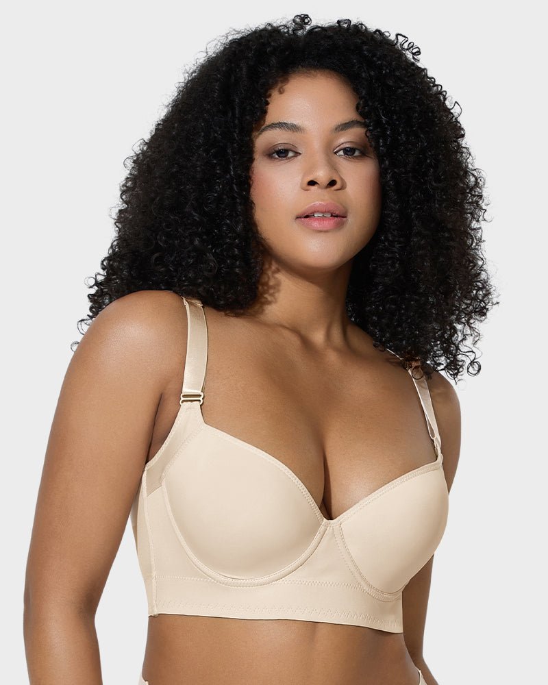 Back Smoothing Underwire Push Up Bra - Komfortfit Bra