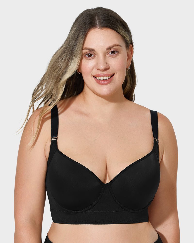 Back Smoothing Underwire Push Up Bra - Komfortfit Bra