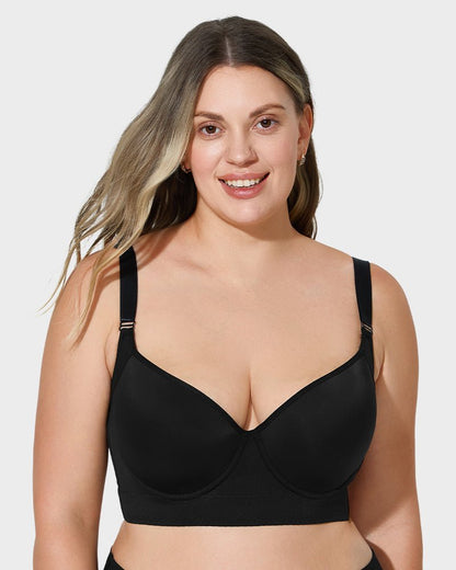 Back Smoothing Underwire Push Up Bra - Komfortfit Bra