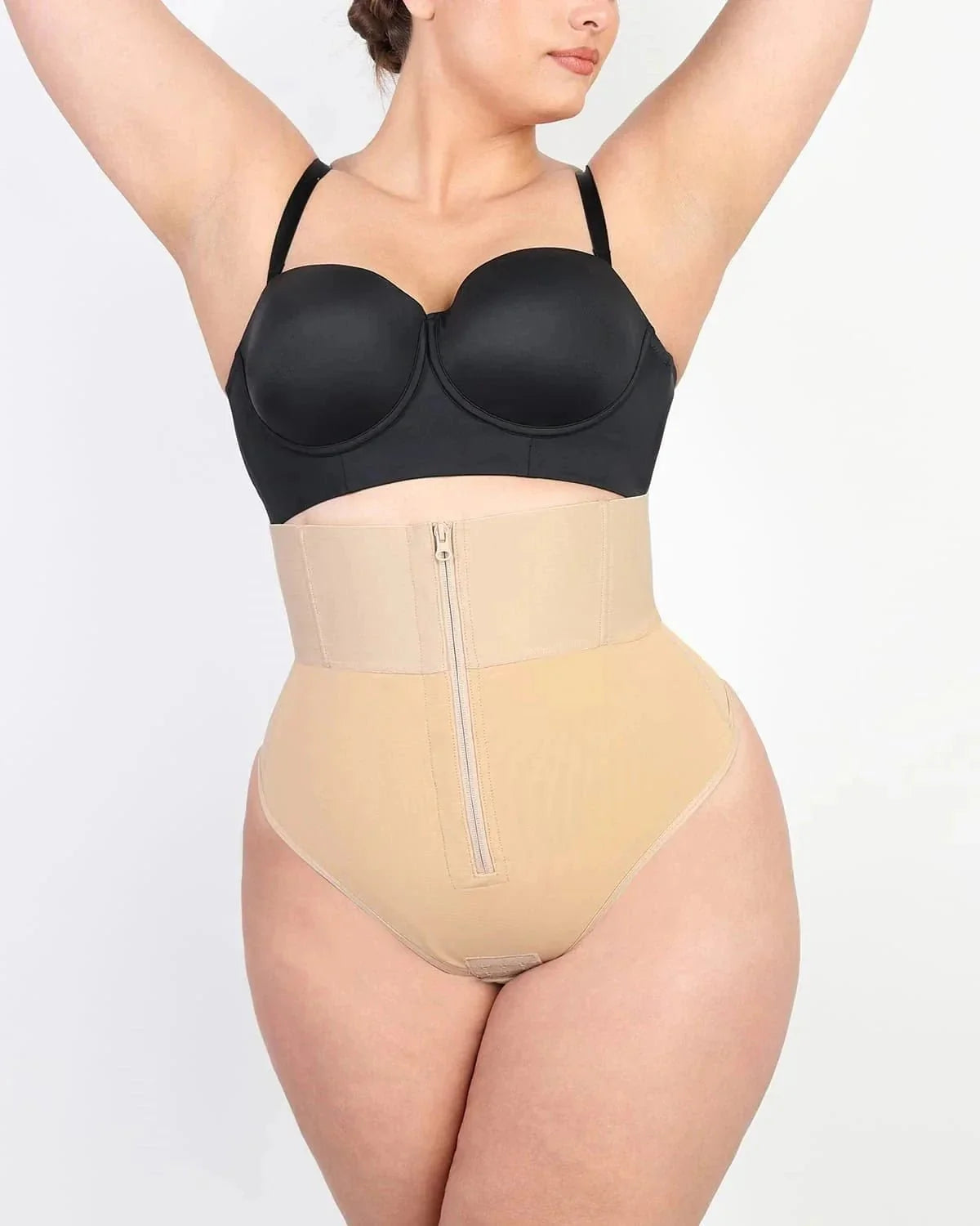 Bare Essentials™ AirSlim® High - Rise Body Sculpting Thong - Komfortfit Bra
