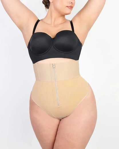 Bare Essentials™ AirSlim® High - Rise Body Sculpting Thong - Komfortfit Bra