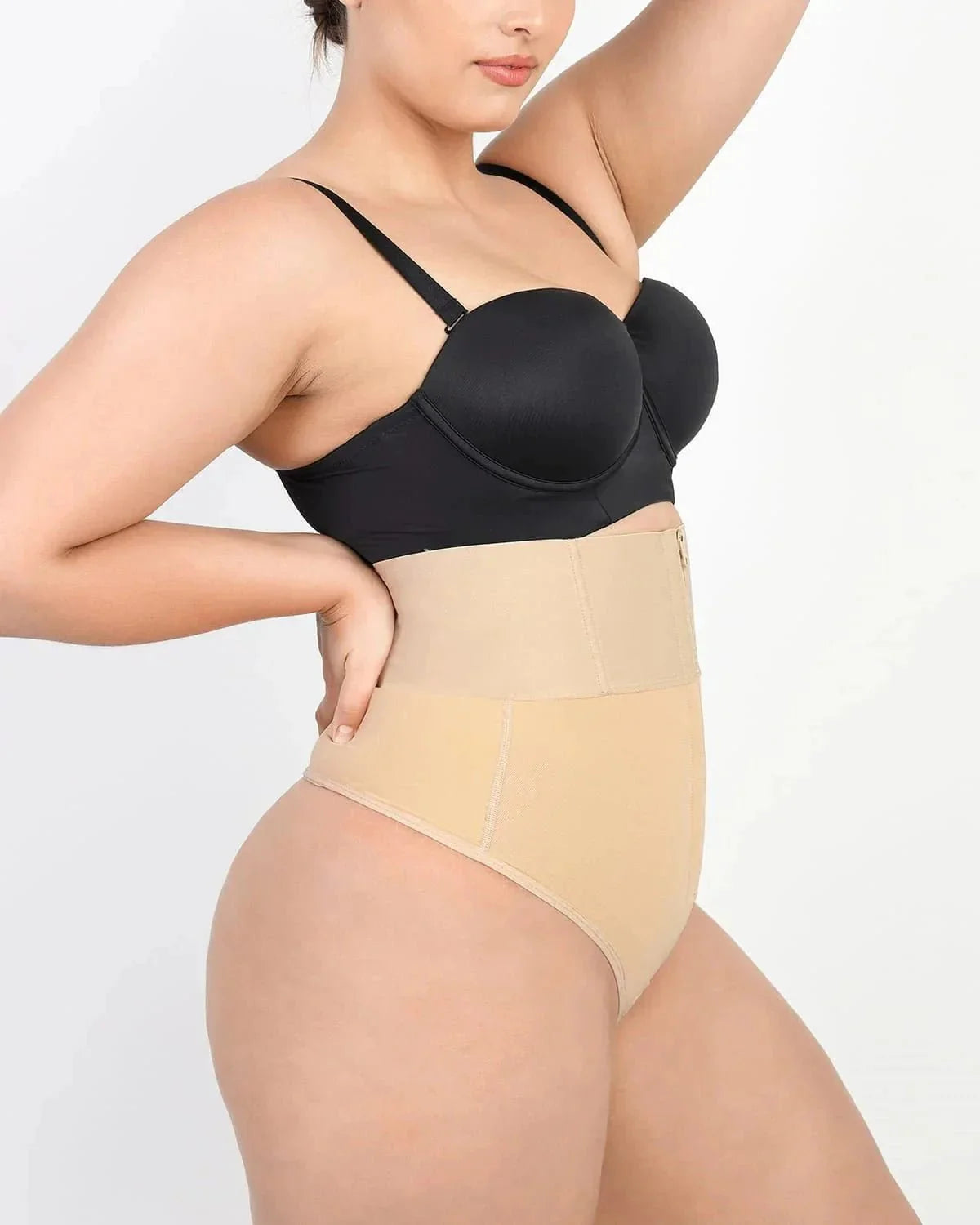Bare Essentials™ AirSlim® High - Rise Body Sculpting Thong - Komfortfit Bra