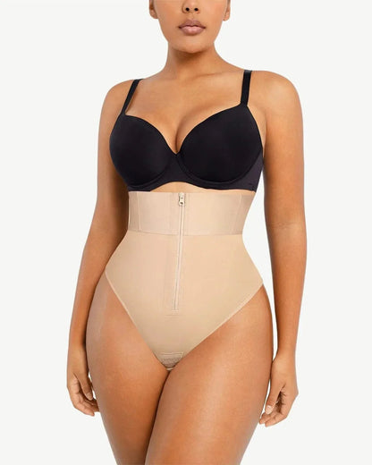 Bare Essentials™ AirSlim® High - Rise Body Sculpting Thong - Komfortfit Bra