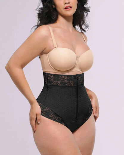 Bare Essentials™ AirSlim® High - Waisted Polka Dot Shaping Thong - Komfortfit Bra