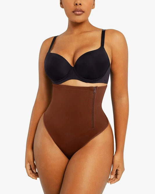 Bare Essentials™ AirSlim® Side Zip Thong - Komfortfit Bra