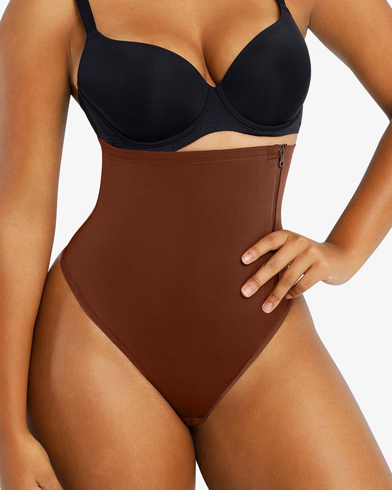 Bare Essentials™ AirSlim® Side Zip Thong - Komfortfit Bra