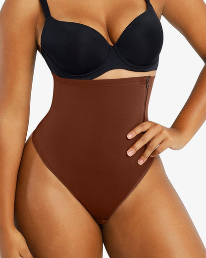 Bare Essentials™ AirSlim® Side Zip Thong - Komfortfit Bra