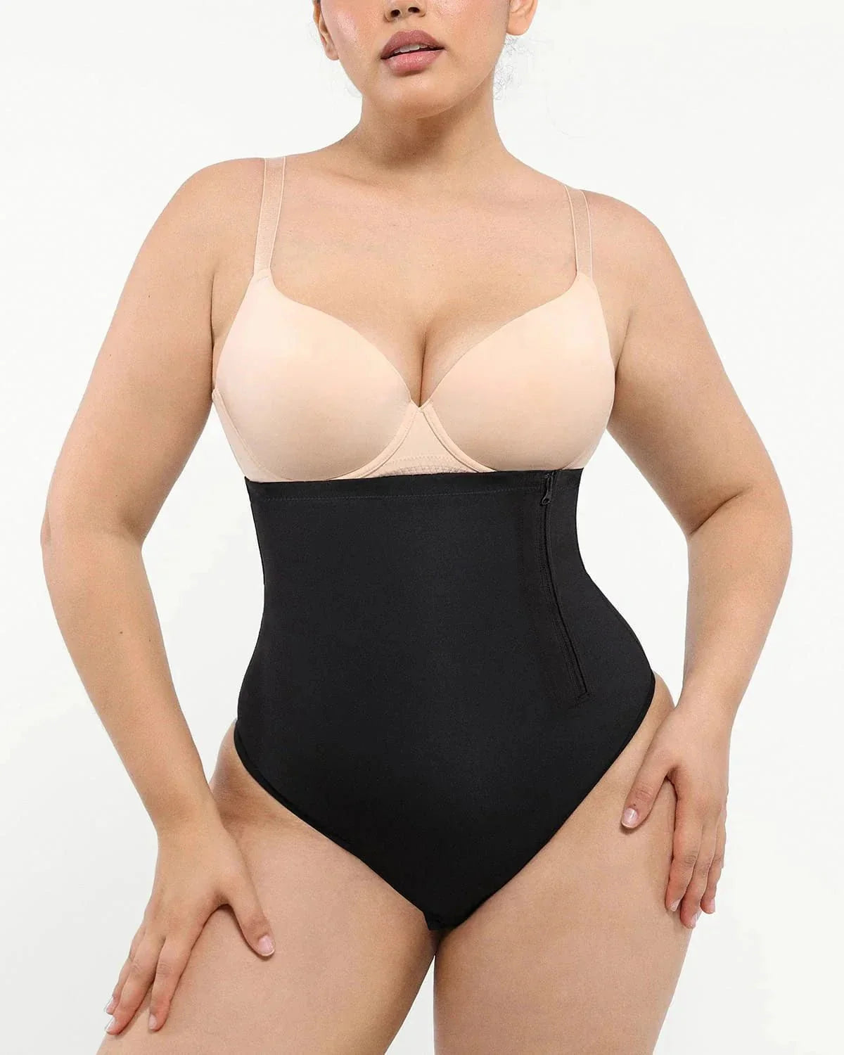 Bare Essentials™ AirSlim® Side Zip Thong - Komfortfit Bra