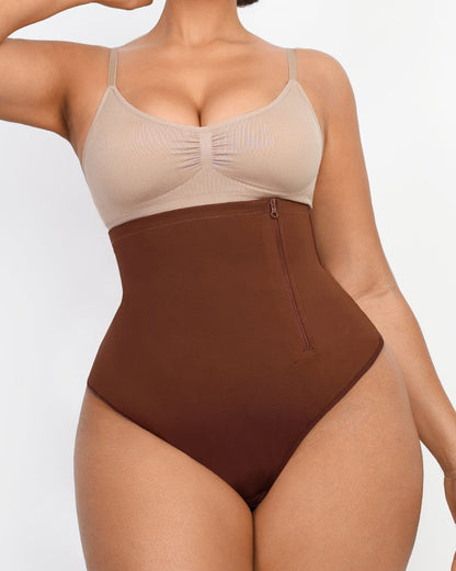 Bare Essentials™ AirSlim® Side Zip Thong - Komfortfit Bra