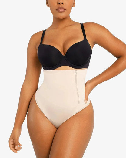 Bare Essentials™ AirSlim® Side Zip Thong - Komfortfit Bra