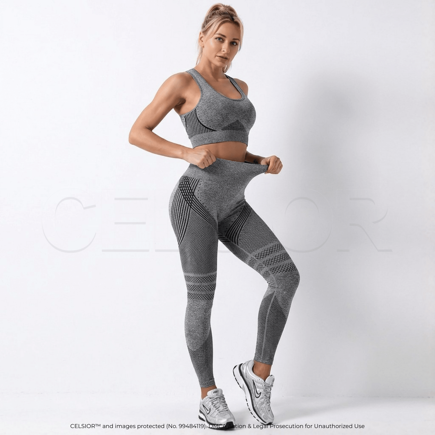 BARE - POWER™ 3D Metabolic Booster Leggings - Komfortfit Bra