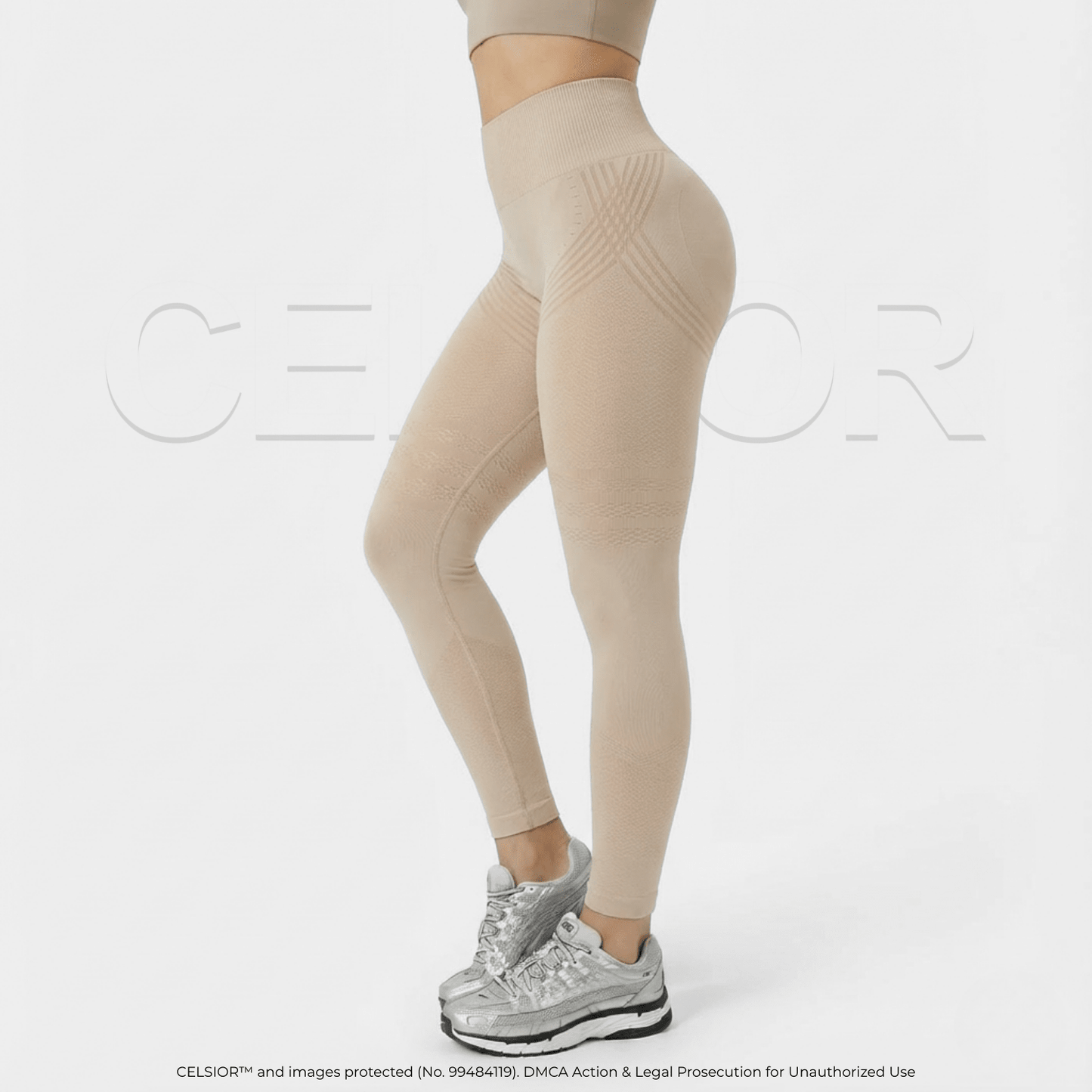 BARE - POWER™ 3D Metabolic Booster Leggings - Komfortfit Bra