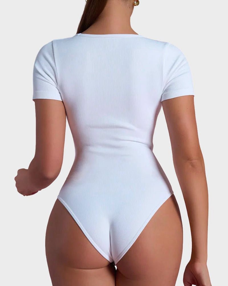 Basic Square Neck Bodysuit - Komfortfit Bra