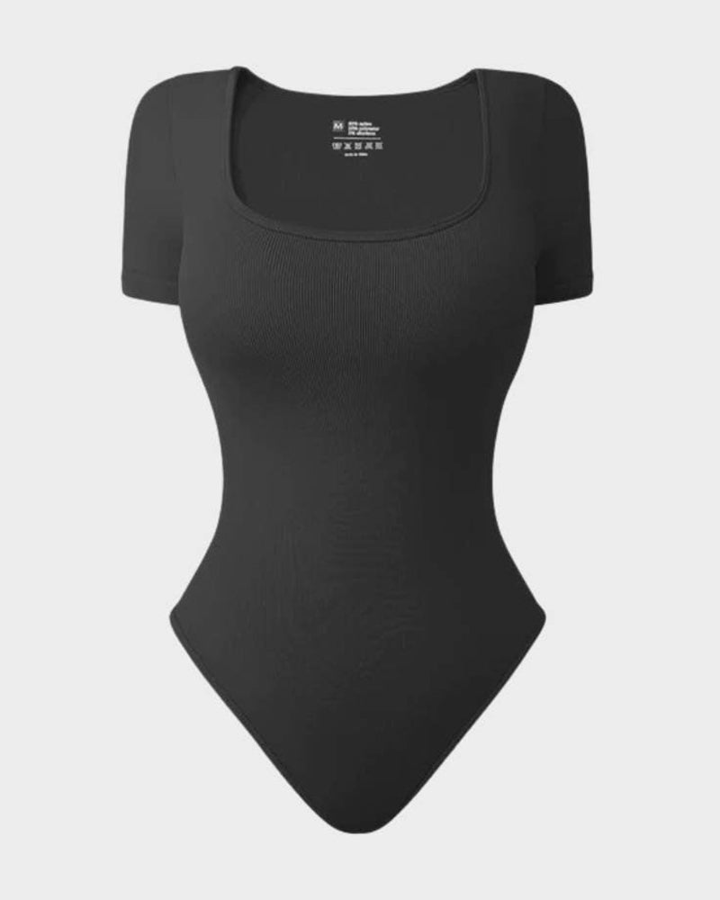 Basic Square Neck Bodysuit - Komfortfit Bra