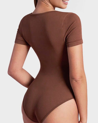 Basic Square Neck Bodysuit - Komfortfit Bra