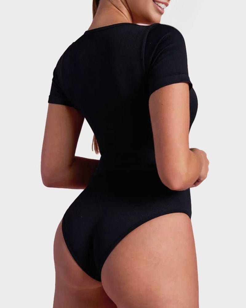 Basic Square Neck Bodysuit - Komfortfit Bra