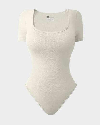 Basic Square Neck Bodysuit - Komfortfit Bra