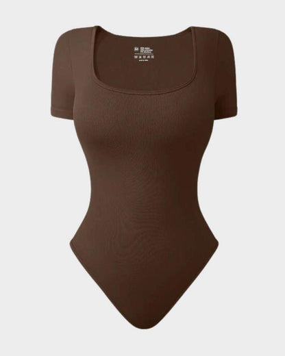 Basic Square Neck Bodysuit - Komfortfit Bra