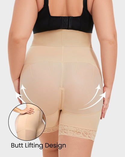 Boned Sculpt Ultra High Waist Shorts - Komfortfit Bra