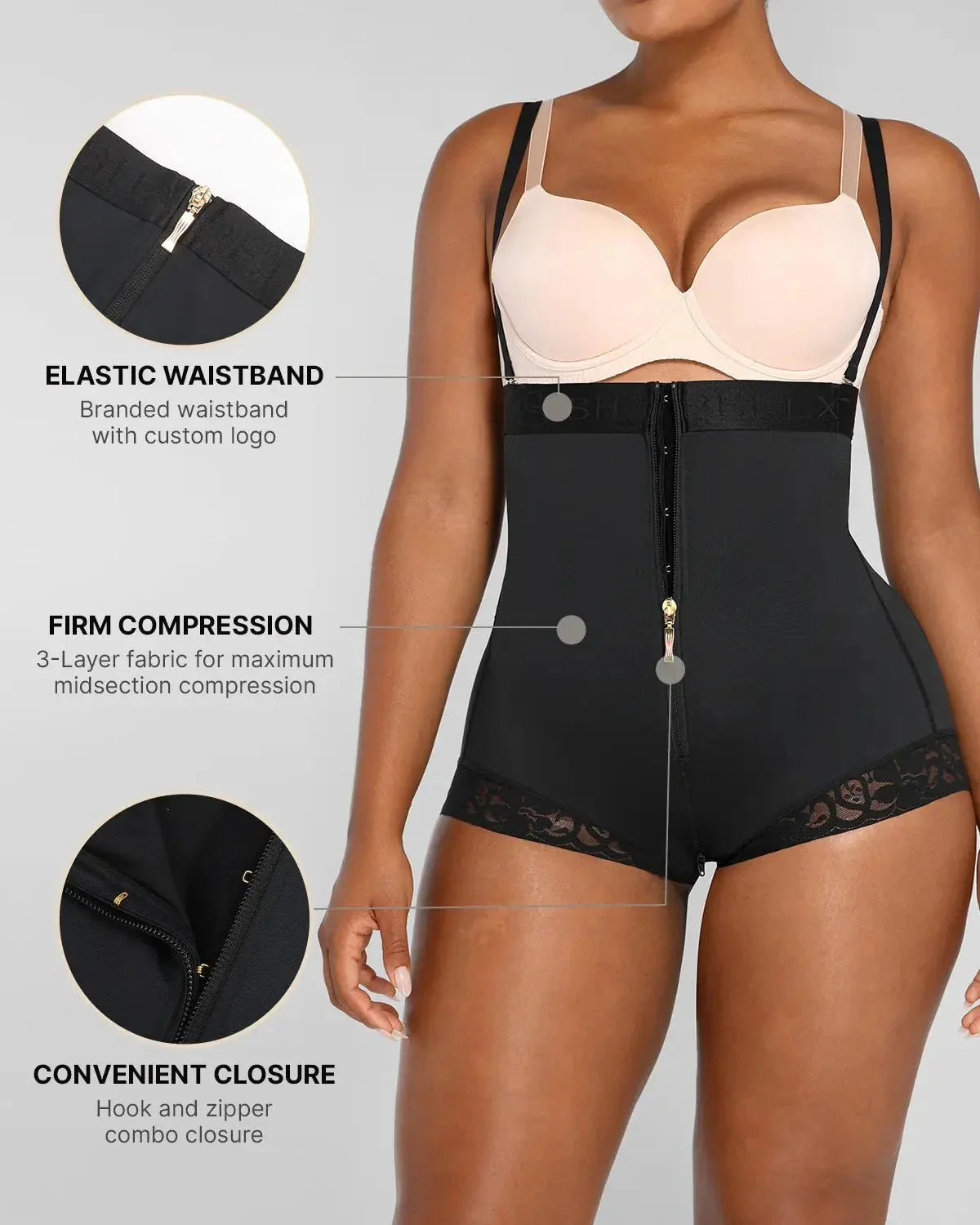 BOOT - YEAH™ AirSlim® Open Bust Shaping Brief - Komfortfit Bra