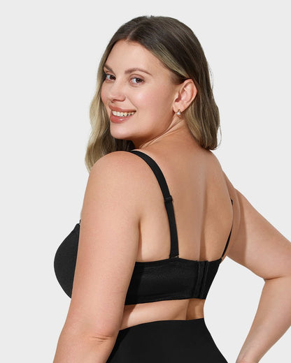 Comfort Push Up Unlined Bra with Removable Straps - Komfortfit Bra