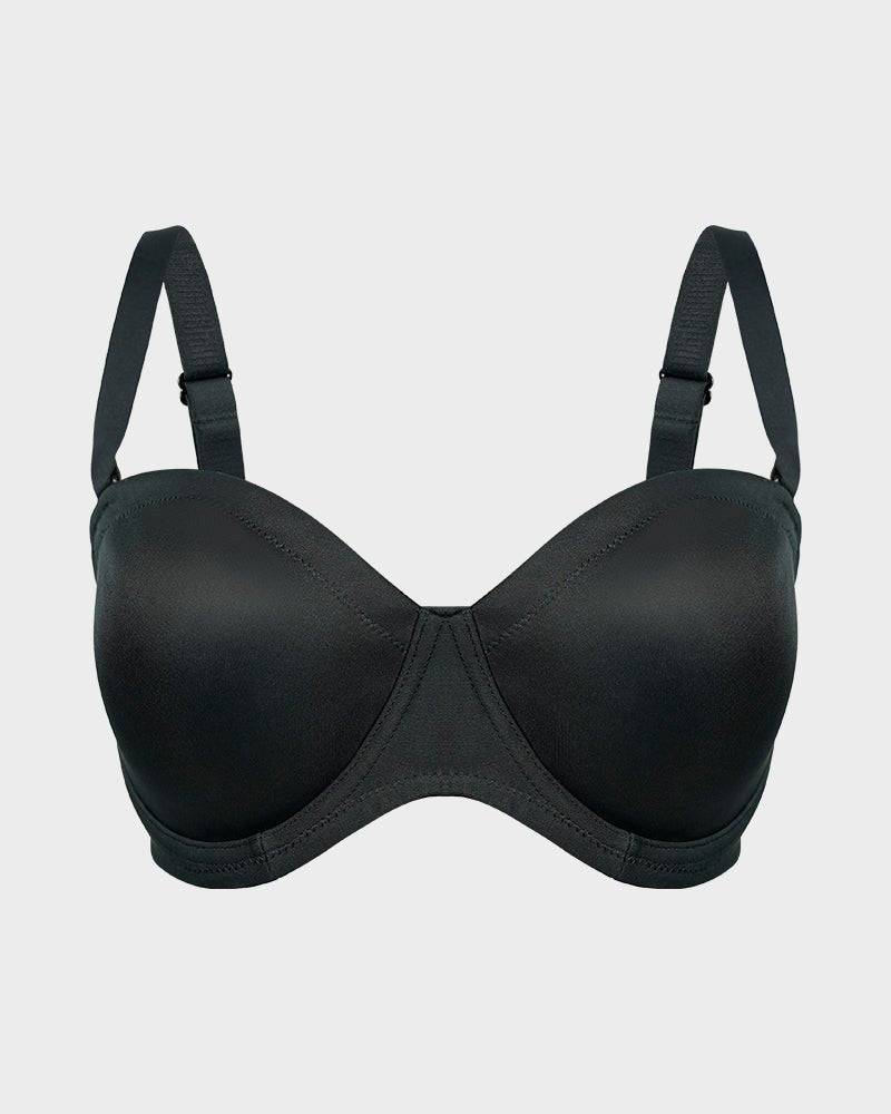 Comfort Push Up Unlined Bra with Removable Straps - Komfortfit Bra