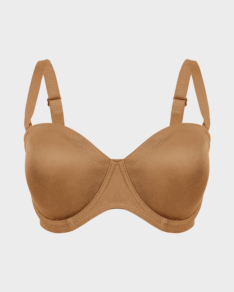 Comfort Push Up Unlined Bra with Removable Straps - Komfortfit Bra