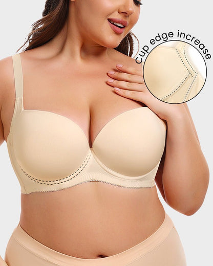 Comfy Smoothing Push - Up T-Shirt Bra - Komfortfit Bra