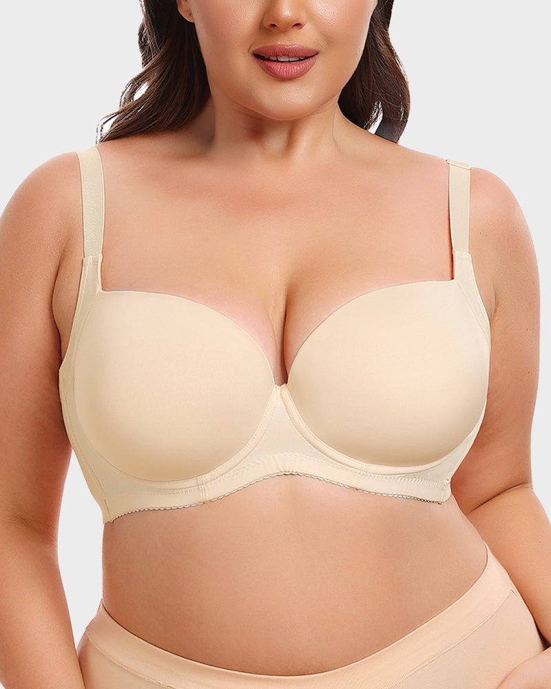 Comfy Smoothing Push - Up T-Shirt Bra - Komfortfit Bra