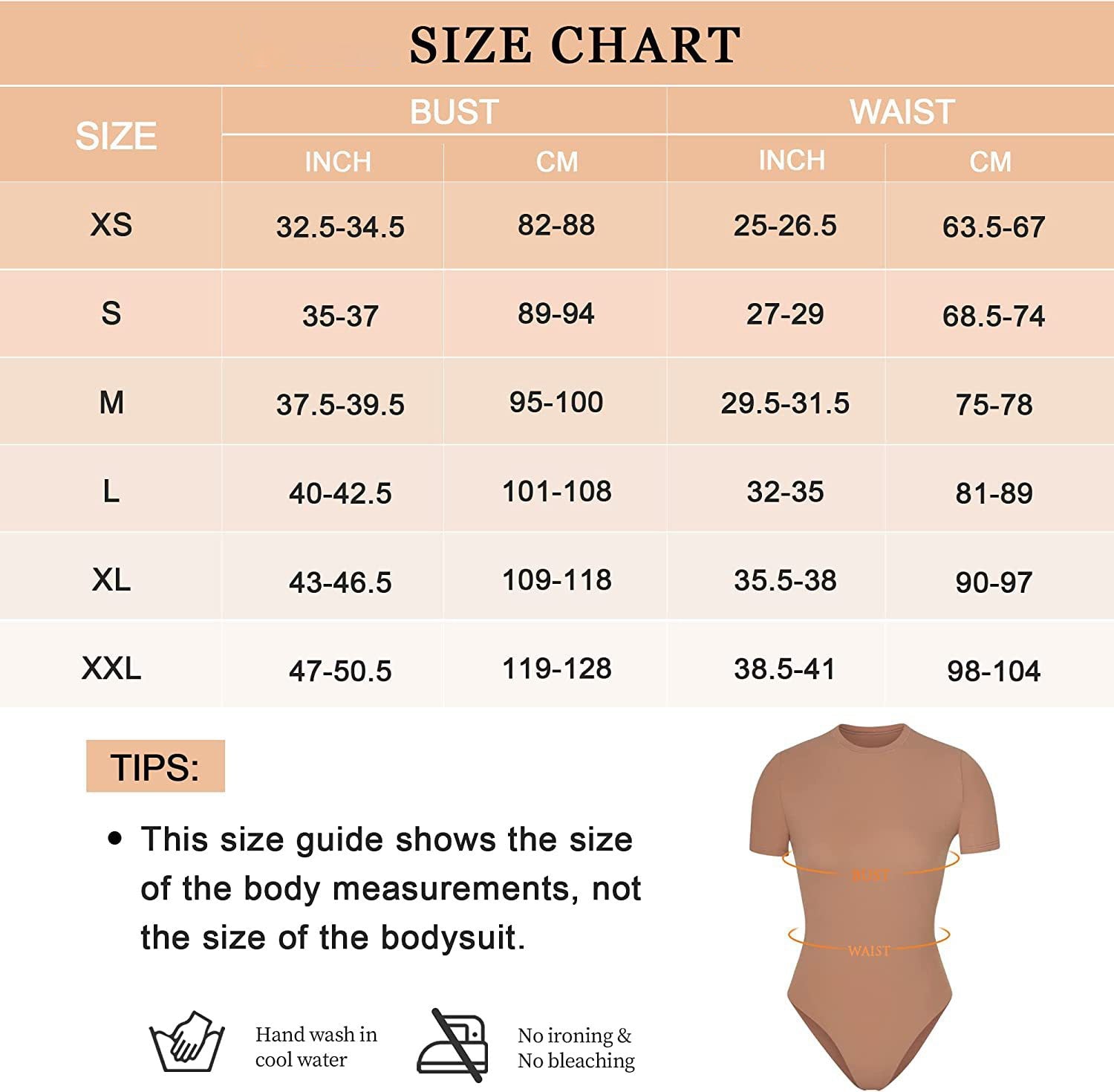 Everyday Wear Seamless T-shirt Bodysuit - Komfortfit Bra