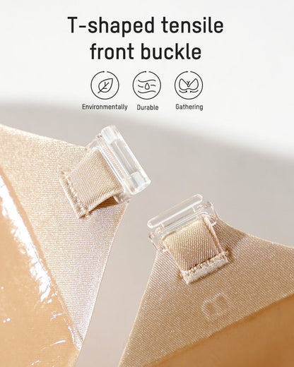 Front Closure Adhesive Invisible Push - Up Bra(2 Pairs) - Komfortfit Bra