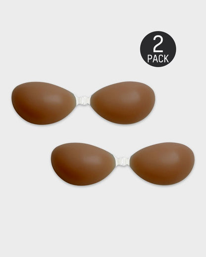 Front Closure Silicone Self - Adhesive Invisible Bra (2 Pack) - Komfortfit Bra