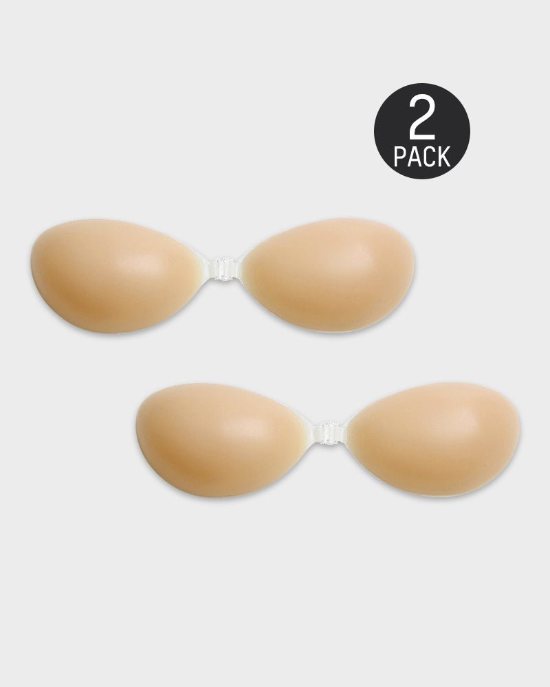 Front Closure Silicone Self - Adhesive Invisible Bra (2 Pack) - Komfortfit Bra
