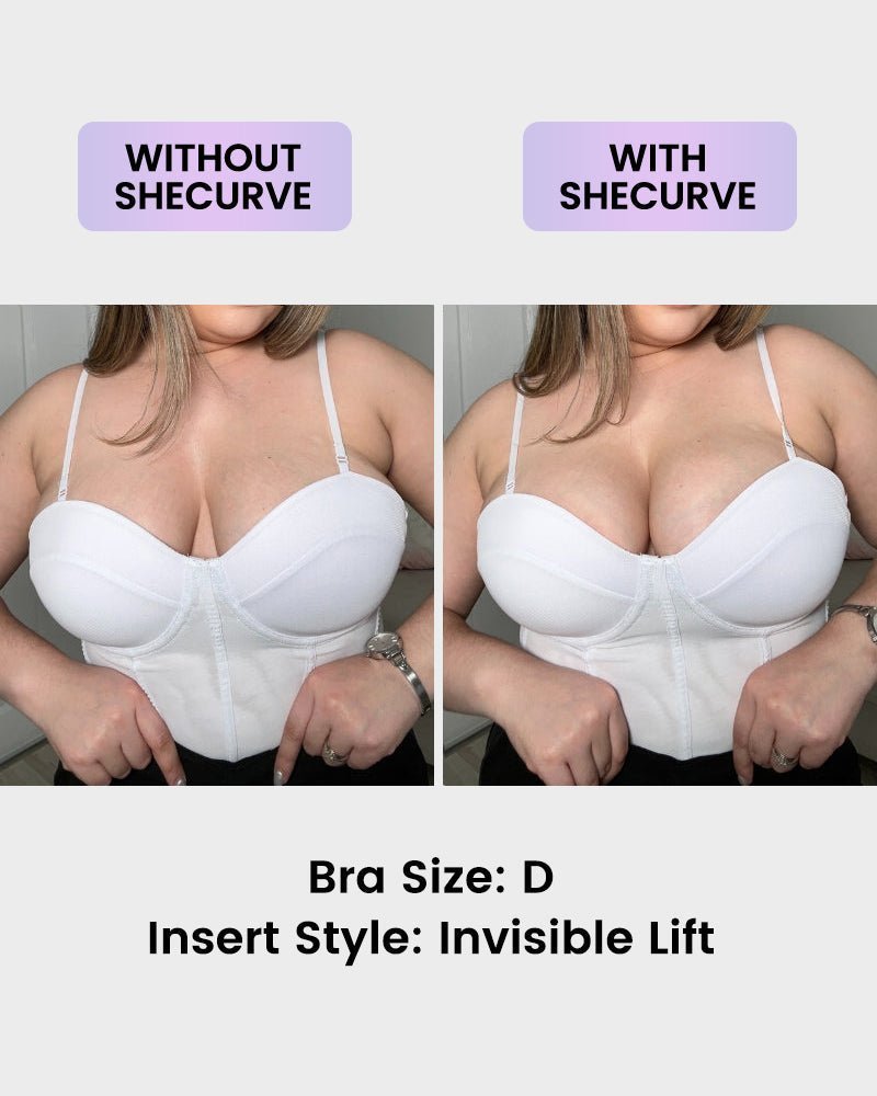 Front Closure Silicone Self - Adhesive Invisible Bra (2 Pack) - Komfortfit Bra