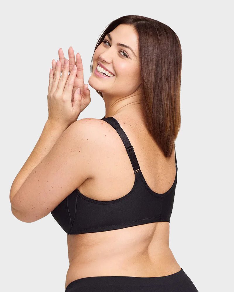 Front - Closure Underwire Print Bra - Komfortfit Bra