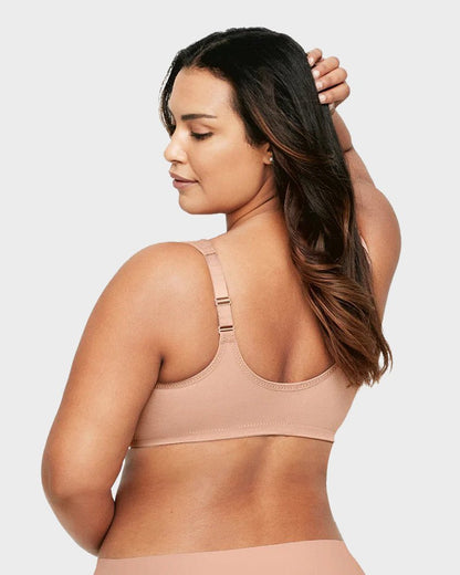 Front - Closure Underwire Print Bra - Komfortfit Bra