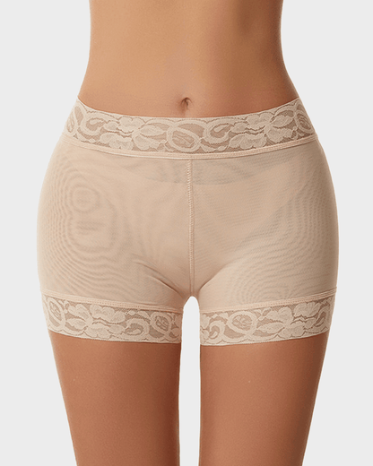 High Waist Lace Smooth Shapewear Shorts - Komfortfit Bra