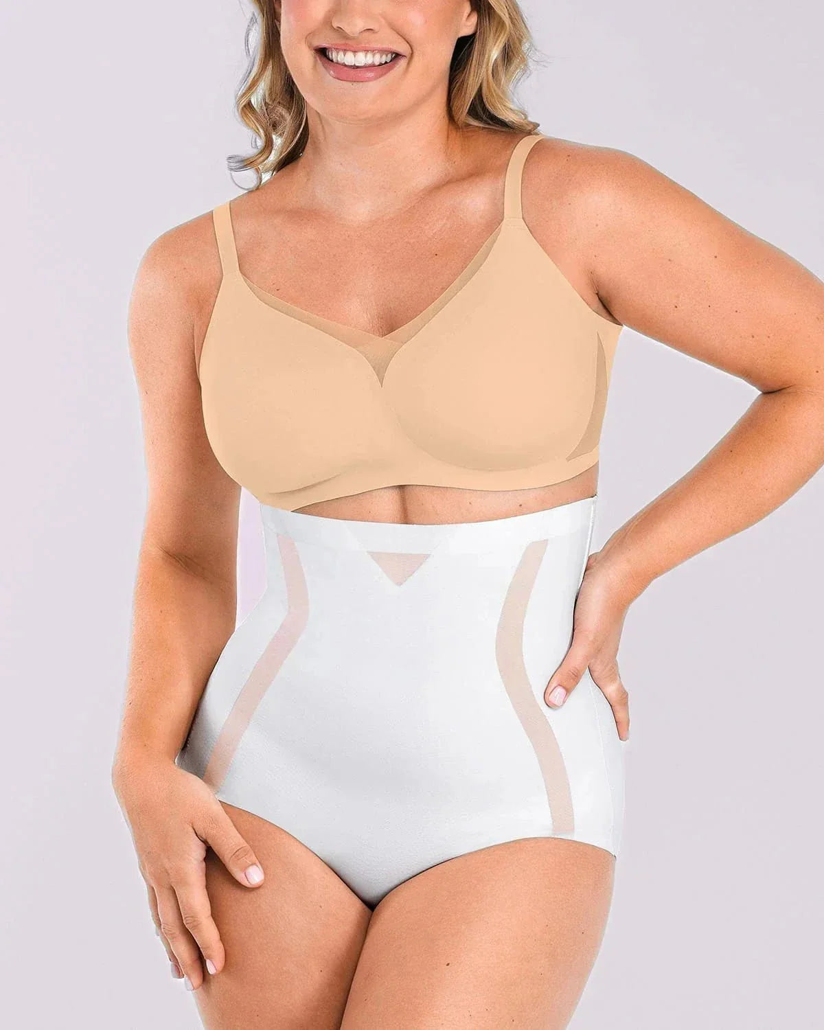 INNER ARMOR™ Contour Comfy High - Waisted Smoothing Brief - Komfortfit Bra