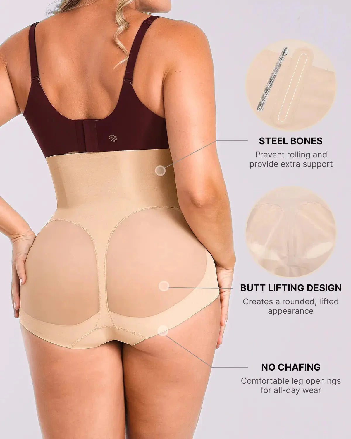 INNER ARMOR™ Contour Comfy High - Waisted Smoothing Brief - Komfortfit Bra