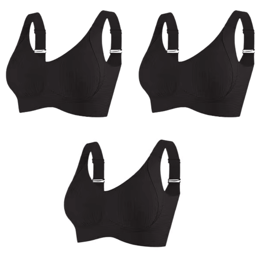 Komfortfit | 3 - Pack Push Up Bra – High Support - Komfortfit Bra
